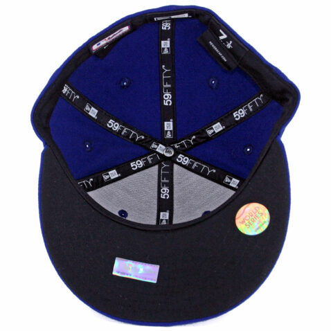 New Era 59Fifty Los Angeles Dodgers Game World Series 2017 Fitted Hat Dark Royal - Image 4