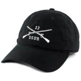 SSUR Crossed Rifles Strapback Hat Black