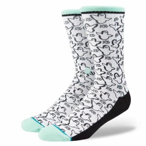 Stance Ghost Socks White