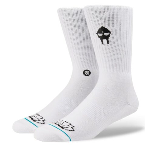 Stance x MFDoom Doom Socks White