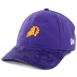 New Era 9Twenty Phoenix Suns On Court Official 2017 Strapback Hat Purple