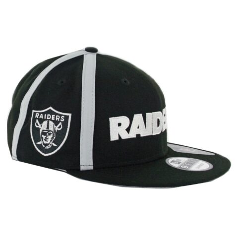 New Era 9Fifty Oakland Raiders Y2K X Seam Snapback Hat Black