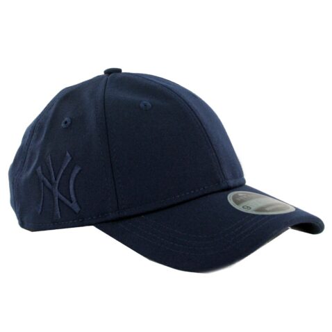 New Era 9Twenty New York Yankees Suiting Strapback Hat Dark Navy - Image 2