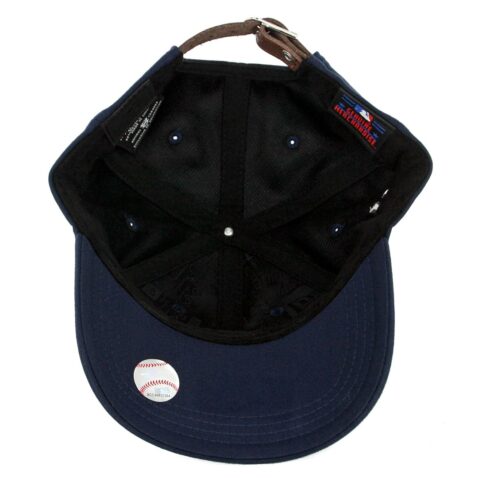 New Era 9Twenty New York Yankees Suiting Strapback Hat Dark Navy