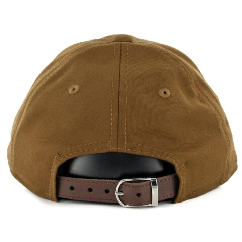 New Era 9Twenty Golden State Warriors Suiting Strapback Hat Brown - Image 3