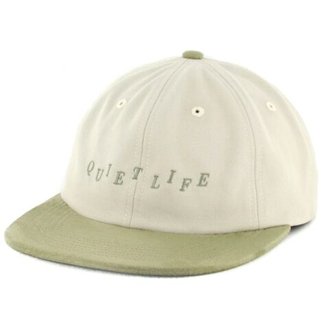 The Quiet Life Stagger Polo Strapback Hat Bone Sage