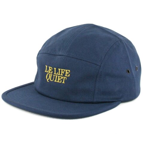 The Quiet Life Le Life Quiet 5 Panel Clipback Hat Navy
