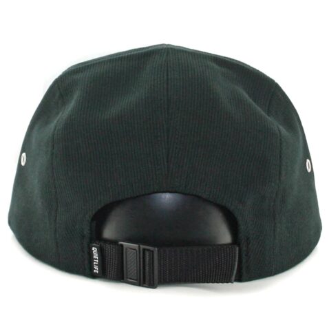 The Quiet Life Cord Combo 5 Panel Clipback Hat Black