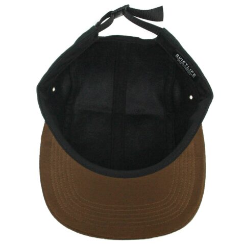 The Quiet Life Cord Combo 5 Panel Clipback Hat Black