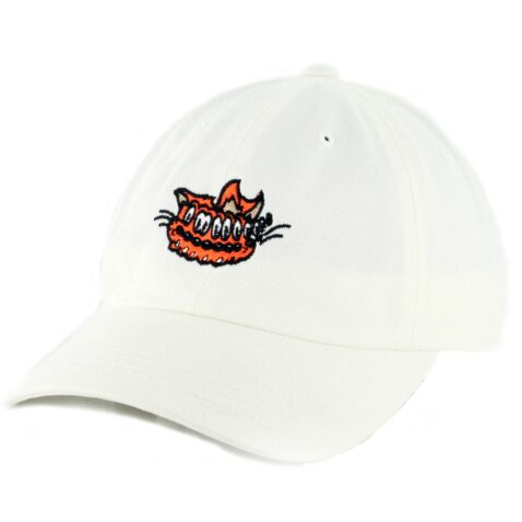 The Quiet Life Shakey Cat Strapback Hat White