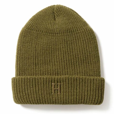 HUF Brass H Military Beanie Olive