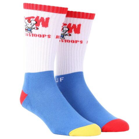 HUF FTW Stoops Crew Socks White