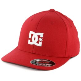 DC Shoes Cap Star 2 Flexfit Hat Rio Red