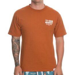 Diamond Supply Co Gem Market T-Shirt Burnt Orange