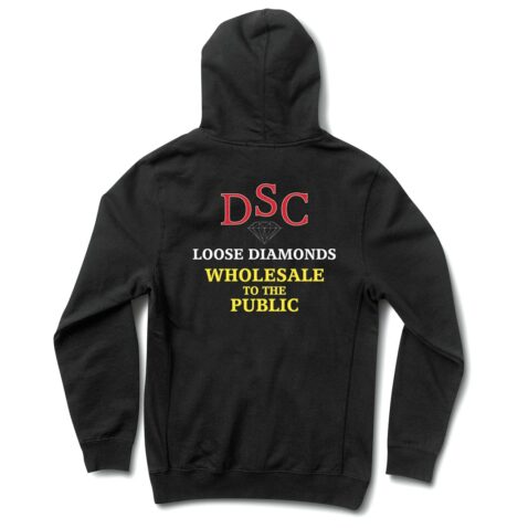 Diamond Supply Co Loose Diamonds Pullover Hooded Sweatshirt Black