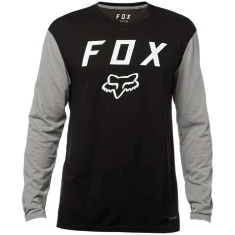 Fox Contended Long Sleeve T-Shirt Black