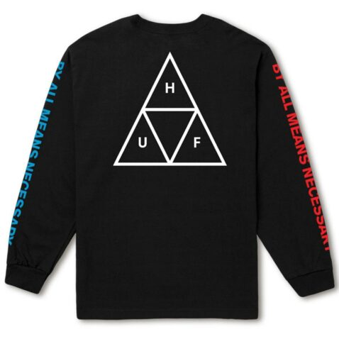 HUF Multi Triple Triangle Long Sleeve Black