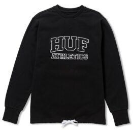 HUF Romes Crewneck Fleece Sweatshirt Black