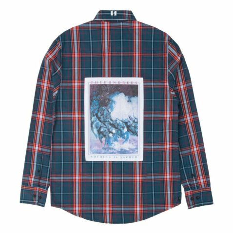 The Hundreds Fremont Long Sleeve Woven Shirt Blue