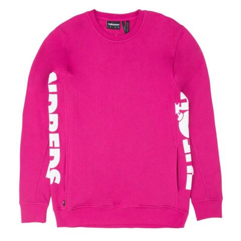 The Hundreds Sidewinder Crewneck Sweatshirt Fuchsia