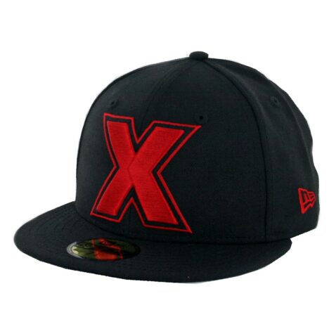 New Era 59Fifty Tijuana Xolos "X" Logo Fitted Hat Black Red