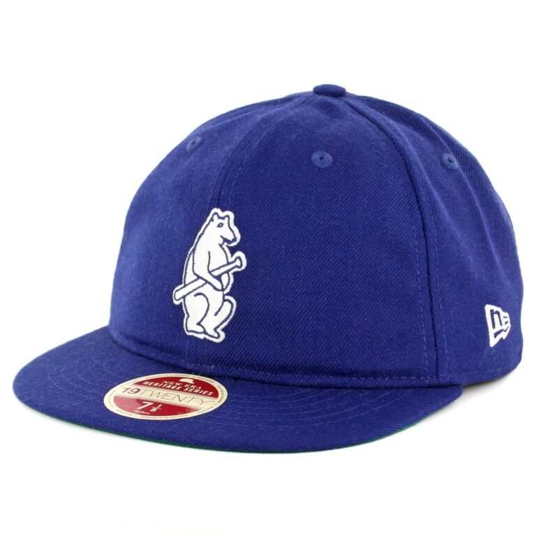 New Era 59Fifty Chicago Cubs Vintage Wool Classic Fitted Hat Royal