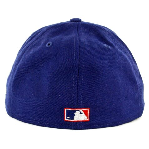 New Era 59Fifty Chicago Cubs 1914 Vintage Wool Classic Fitted Hat Royal - Image 2