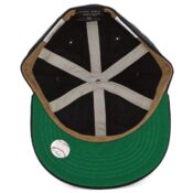 New Era 59Fifty Cleveland Indians Vintage Wool Classic Fitted Hat Dark Navy-Inside