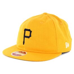 New Era 59Fifty Pittsburgh Pirates 1967 Vintage Wool Classic Fitted Hat Yellow