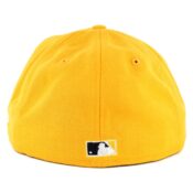 New Era 59Fifty Pittsburgh Pirates Vintage Wool Classic Fitted Hat Yellow-Back