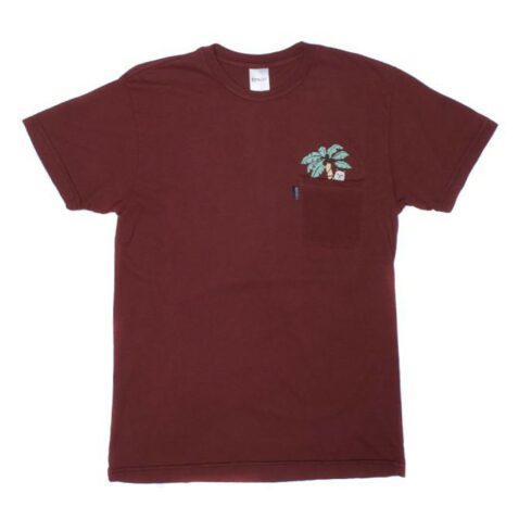 Rip N Dip Nermal Leaf Pocket T-Shirt Terracotta