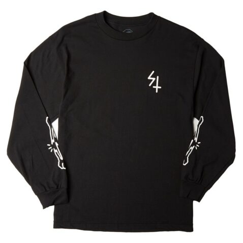 Sketchy Tank Broken Long Sleeve T-Shirt Black