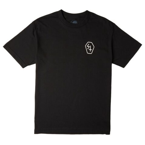 Sketchy Tank Time T-Shirt Black