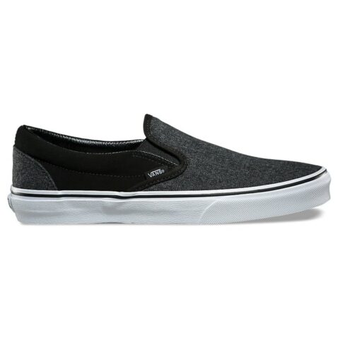 Vans Classic Slip-On Suede & Suitin Shoe Black