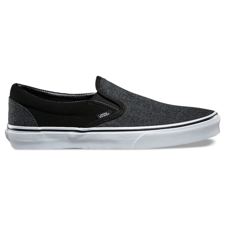 Vans Classic Slip-On Suede & Suitin Shoe Black