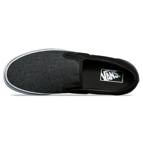 Vans Classic Slip-On Suede & Suitin Shoe Black - Image 3