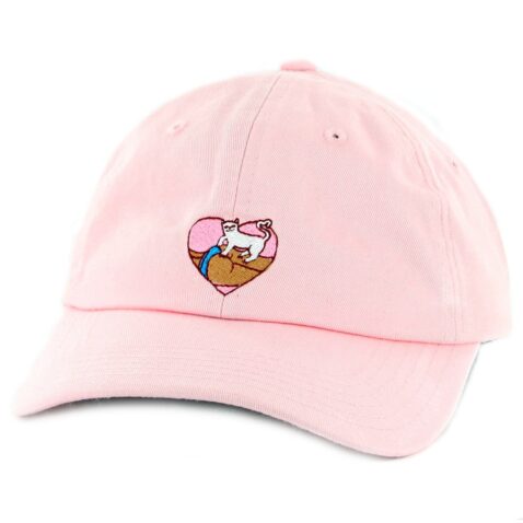Rip N Dip I Knead You 5 Panel Strapback Hat Pink