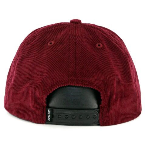 The Quiet Life Standard Lowrise Snapback Hat Merlot Red