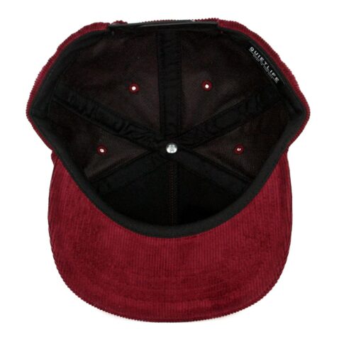The Quiet Life Standard Lowrise Snapback Hat Merlot Red