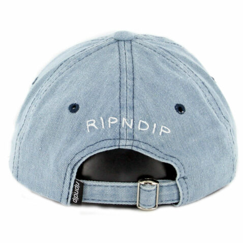 Rip N Dip Catwabunga Dad Strapback Hat Denim