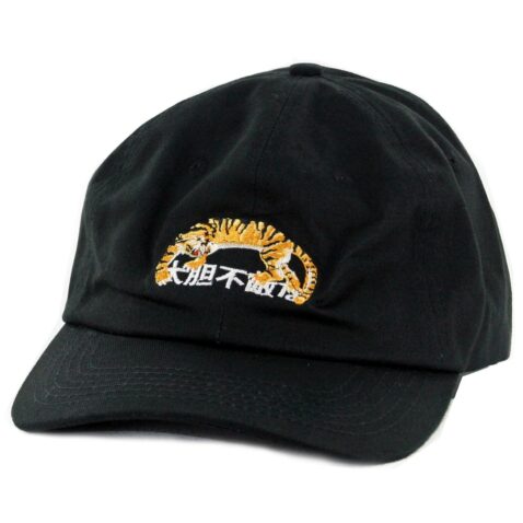 10 Deep Tiger Strapback Hat Black