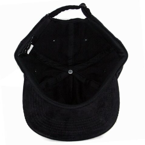 10 Deep Yeah Cord Strapback Hat Black