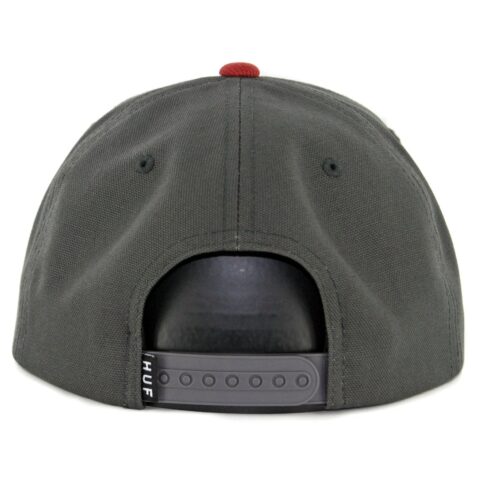 HUF Triple Triangle Snapback Hat Grey