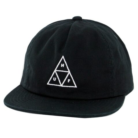 HUF Wash TT Snapback Hat Black