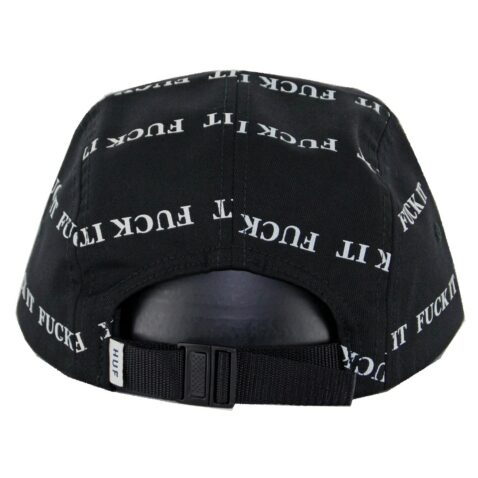 HUF Fuck It Volley Clipback Hat Black