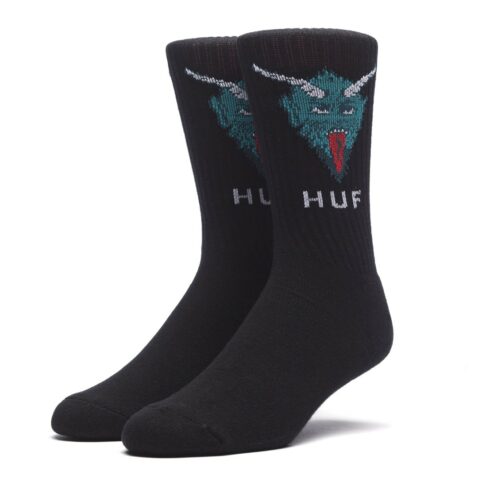 HUF December Dudes Series Socks Black