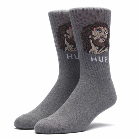 HUF December Dudes Series Socks Charcoal