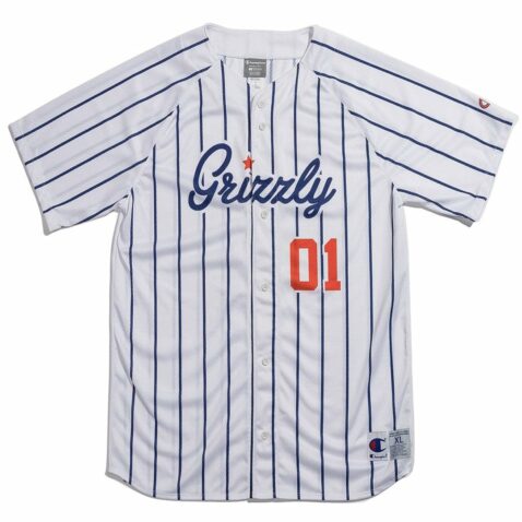 Grizzly x Champion Out Of Left Field Jersey White