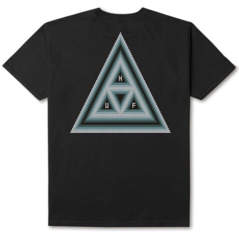 HUF Beaded Triple Triangle T-Shirt Black