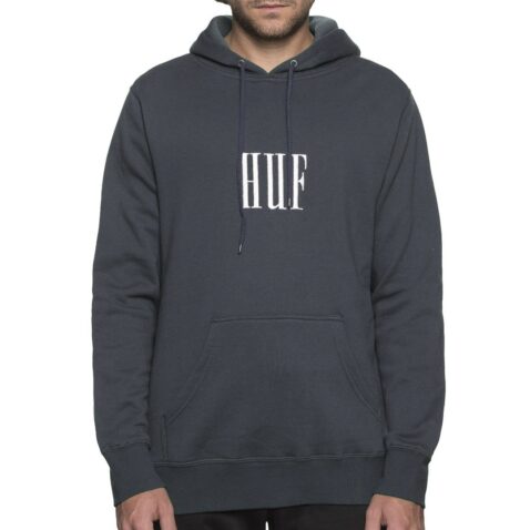 HUF Marka Pullover Fleece Sweatshirt Navy